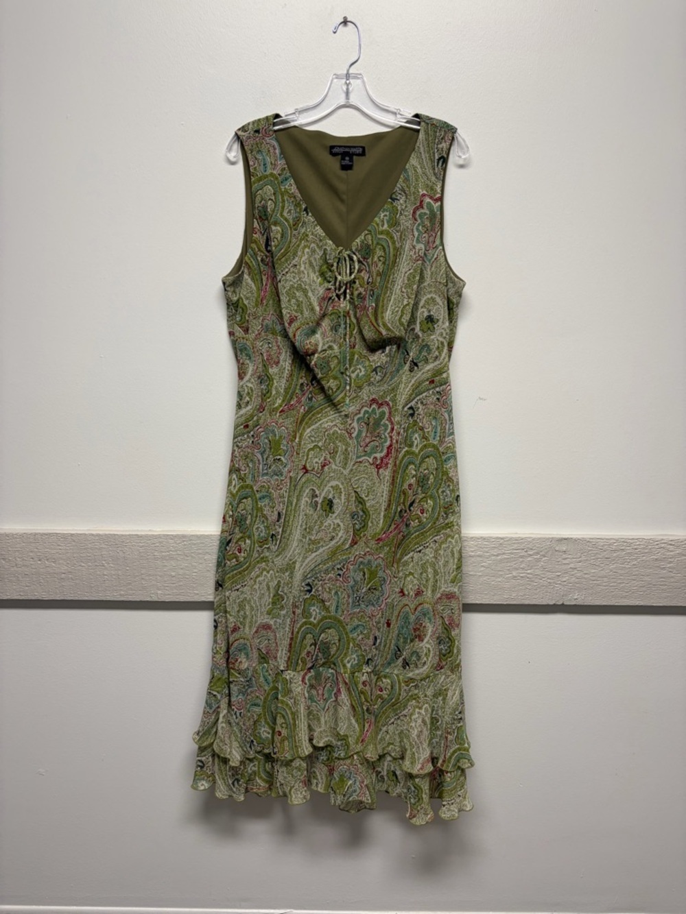 SOLD!!!!!  Jonathan Martin Green Plus Size 18W Dress